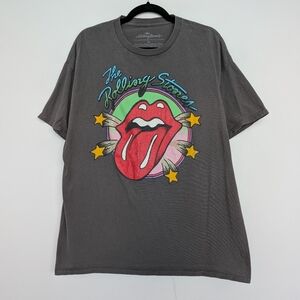The Rolling Stones Cotton Colorful Graphic T-Shirt Short Sleeve Band Tee Sz XL